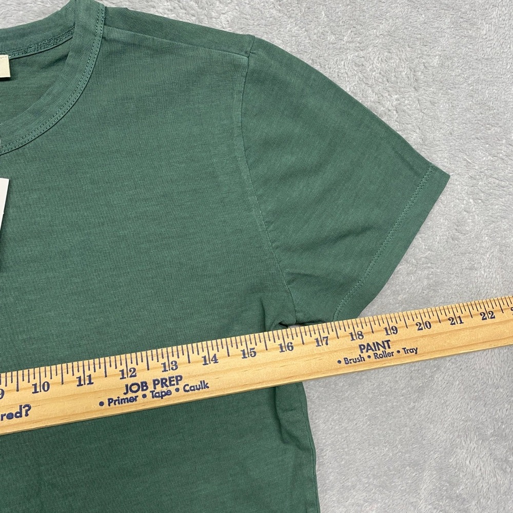 J Crew Shirt Womens 2XS Green Vintage Cotton Crewneck Short Sleeve Tee NS581 XXS - Picture 5 of 8